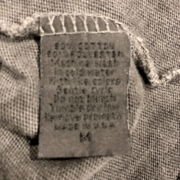 Peter Prince Collection NYC T-Shirt Medium Distressed Black Short Sleeve Pocket - Picture 11 of 12